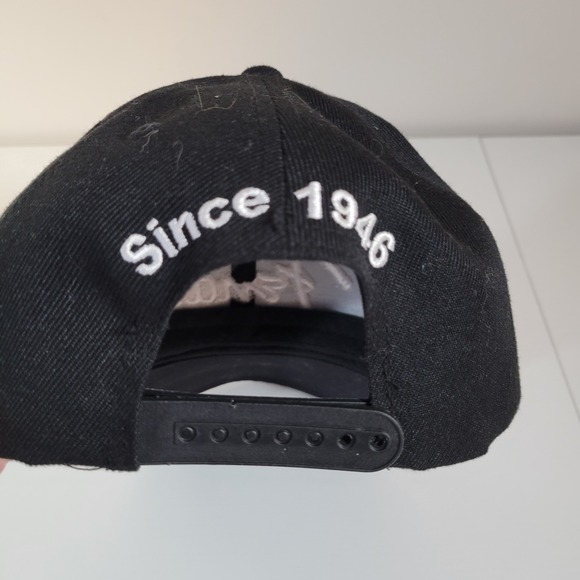 Fender Guitar Hat Cap Black Embroidered Logo Unisex Music Rock Adjustable 1336 - Picture 2 of 4